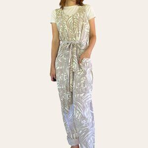 90s/2000s boho patterned vintage jumpsuit
